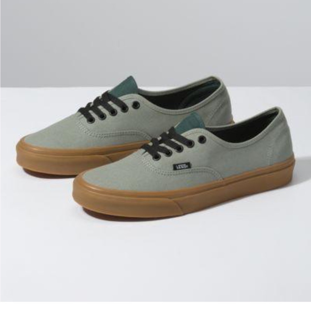 •Vans• authentic Gum shadow gray sneakers